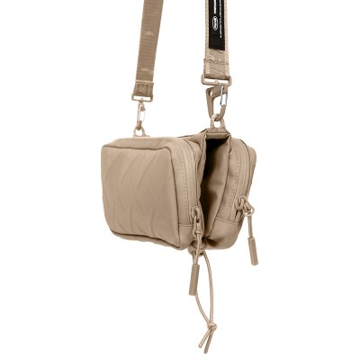 Skinarma Sacoche Juno Cross-Hatch Patterned Nylon Scout Neck Strap Crossbody Bag - 6