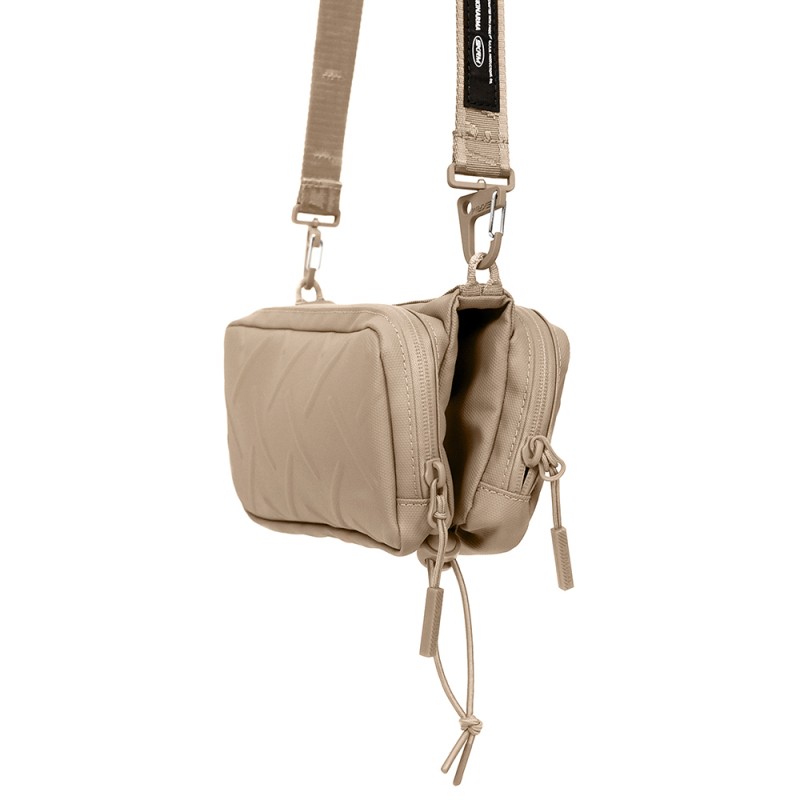Skinarma Sacoche Juno Cross-Hatch Patterned Nylon Scout Neck Strap Crossbody Bag - 6