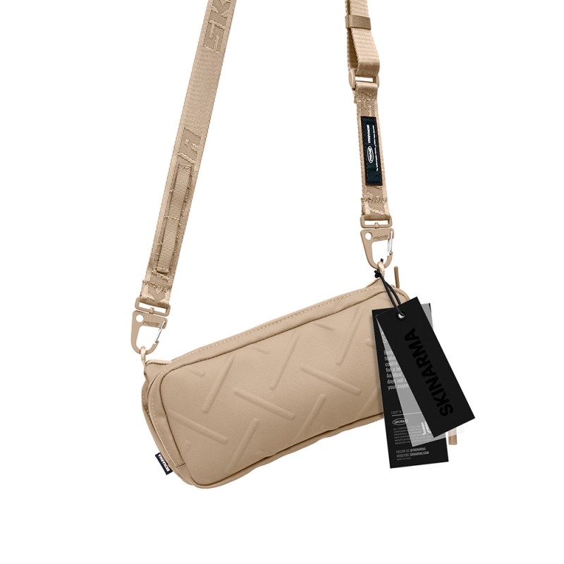 Skinarma Sacoche Juno Cross-Hatch Patterned Nylon Scout Neck Strap Crossbody Bag - 8