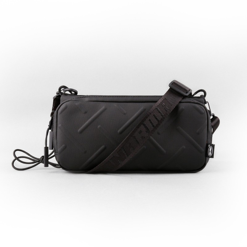 Skinarma Sacoche Juno Cross-Hatch Patterned Nylon Scout Neck Strap Crossbody Bag - 3