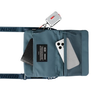 Skinarma Satchel Juno Desenli Naylon Scout Bilek Askı Kayışlı Aksesuar Çantası - 10