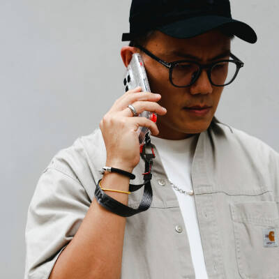 SkinArma Scout Serisi Logolu Telefon Bilek Askı Kayışı - 3