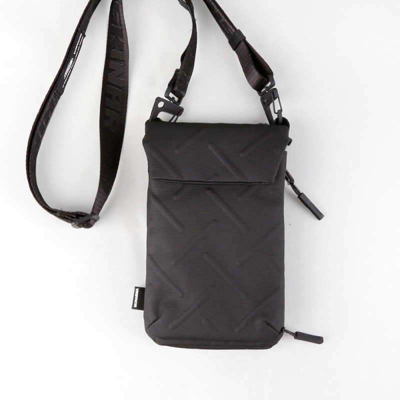 Skinarma Sling Pouch Juno Cross-Hatch Desenli Naylon Scout Boyun Askı Kayışlı Çapraz Vücut Çantası - 7