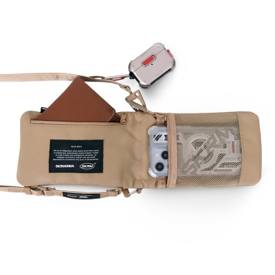 Skinarma Sling Pouch Juno Cross-Hatch Desenli Naylon Scout Boyun Askı Kayışlı Çapraz Vücut Çantası - 10