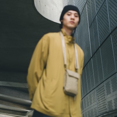 Skinarma Sling Pouch Juno Cross-Hatch Desenli Naylon Scout Boyun Askı Kayışlı Çapraz Vücut Çantası - 13