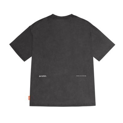 Skinarma Sonar Short Sleeve Oversize Unisex Crew Neck Grey T-Shirt - 4