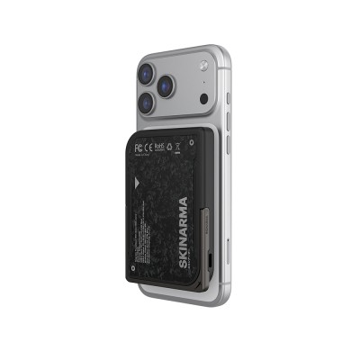 Skinarma Vektor Kablosuz ve PD Hızlı Şarj Özellikli Metal Standlı Taşınabilir Powerbank 15W 5000mAh - 9