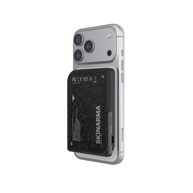 Skinarma Vektor Kablosuz ve PD Hızlı Şarj Özellikli Metal Standlı Taşınabilir Powerbank 15W 5000mAh - 9