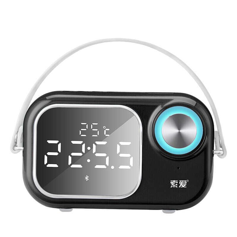 Soaiy E16 Bluetooth Speaker Hoparlör - Siyah