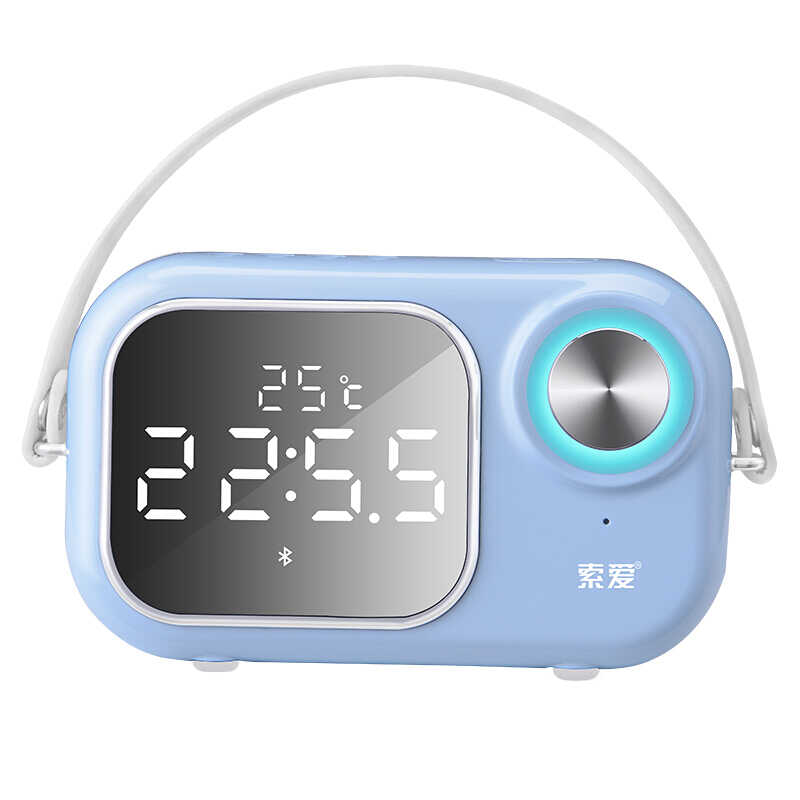 Soaiy E16 Bluetooth Speaker Hoparlör - Mavi