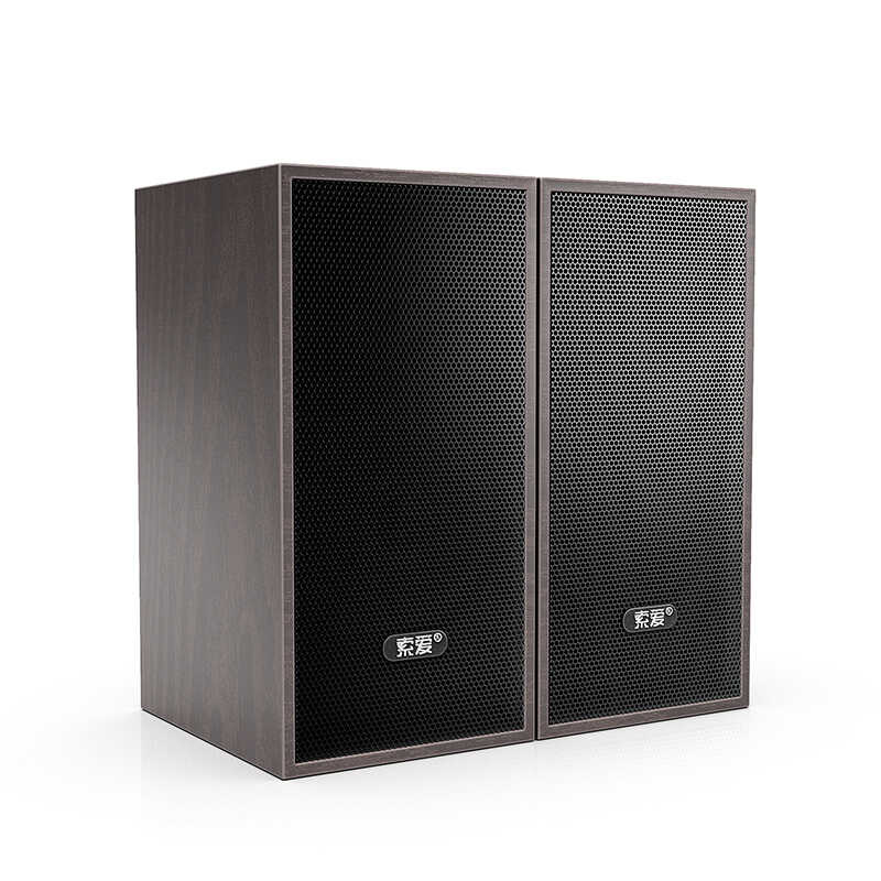 Soaiy SA-A5 Usb Speaker Hoparlör - Kahverengi