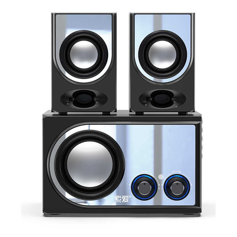 Soaiy SA-C2 Usb Speaker Hoparlör - Siyah