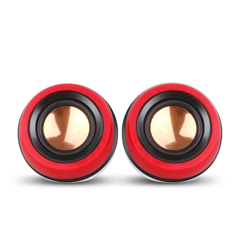 Soaiy SA-K6 Usb Speaker Hoparlör - Kırmızı