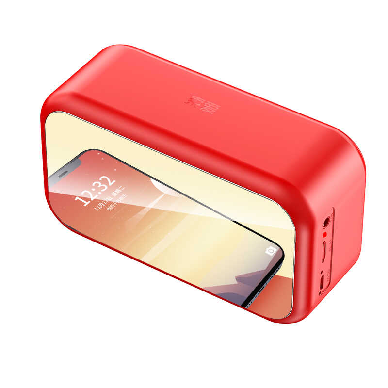 Soaiy SH32 Bluetooth Speaker Hoparlör - Kırmızı