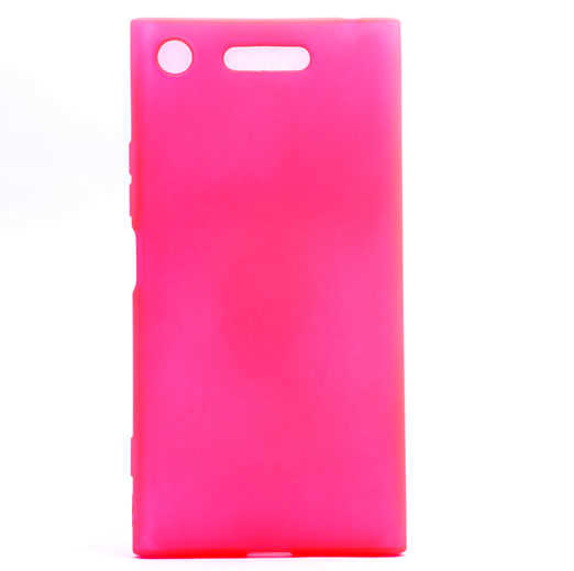 Sony Xperia XZ1 Kılıf Zore Premier Silikon Kapak - Pembe