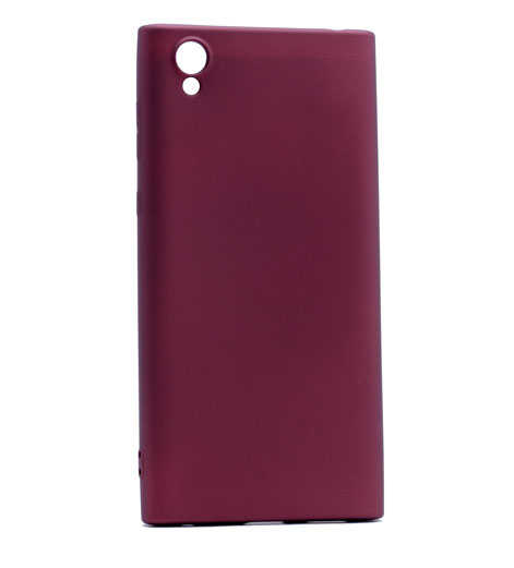 Sony Xperia L1 Kılıf Zore Premier Silikon Kapak - Mürdüm
