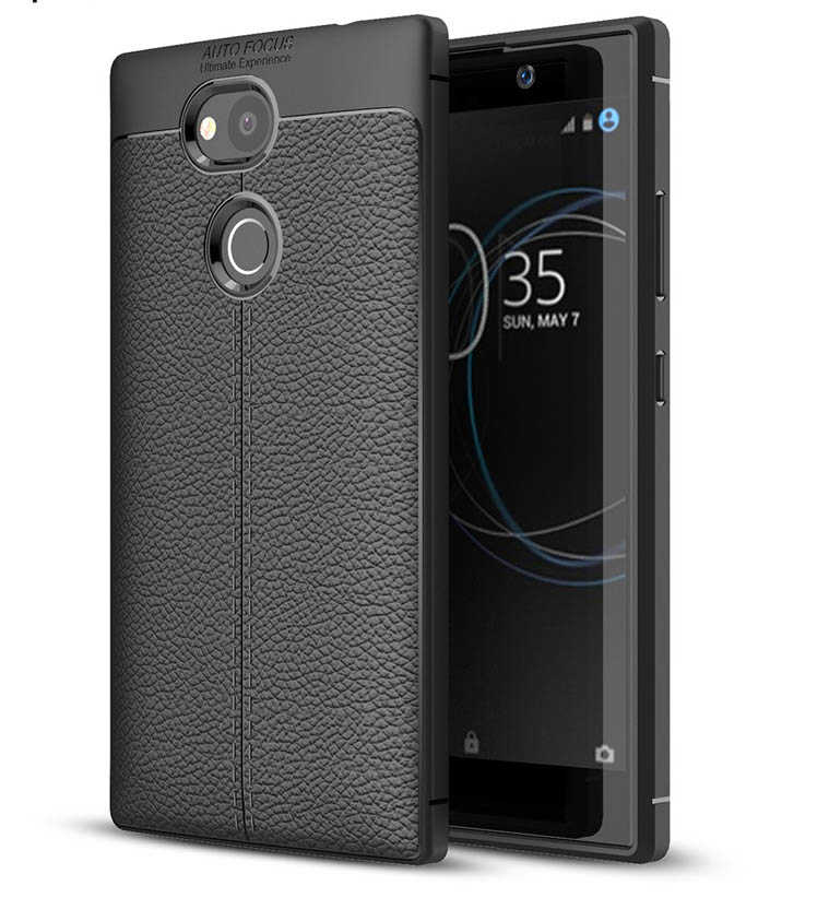 Sony Xperia L2 Kılıf Zore Niss Silikon Kapak - Siyah