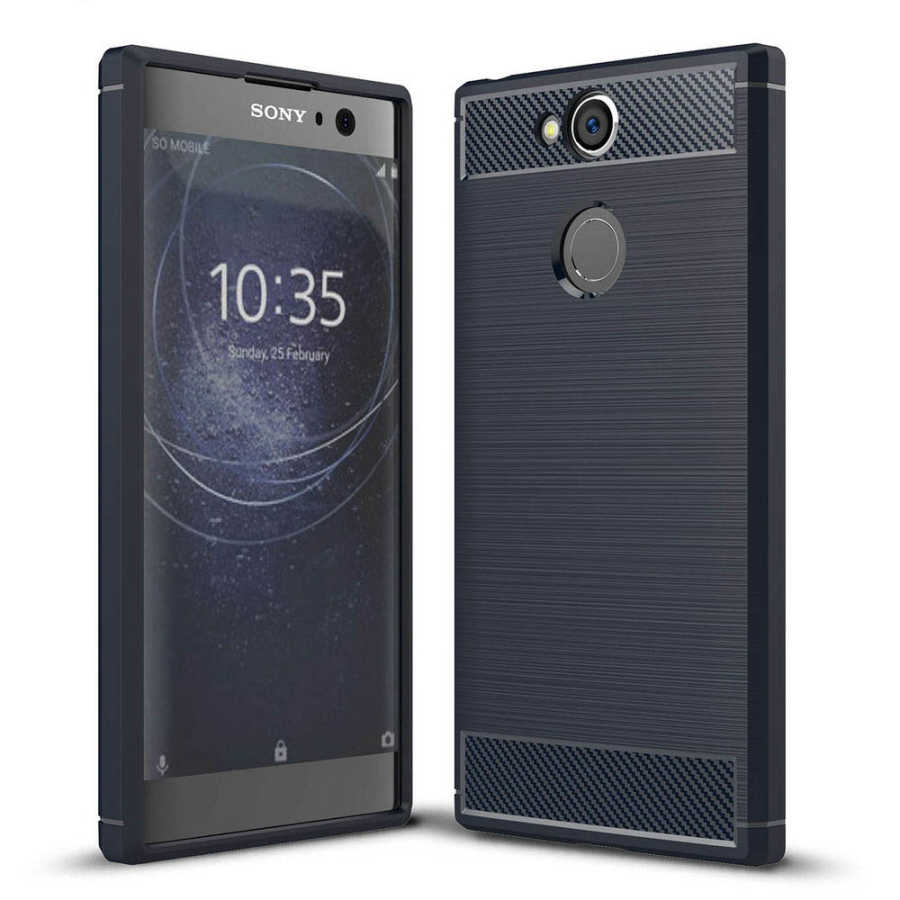 Sony Xperia L2 Kılıf Zore Room Silikon Kapak - Lacivert