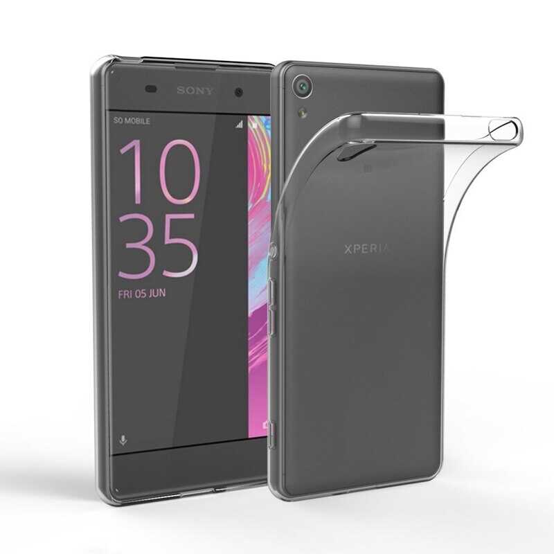 Sony Xperia X Kılıf Zore Süper Silikon Kapak - Renksiz