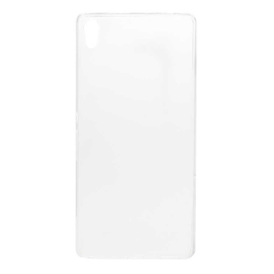 Sony Xperia XA Ultra Kılıf Zore Süper Silikon Kapak - Renksiz