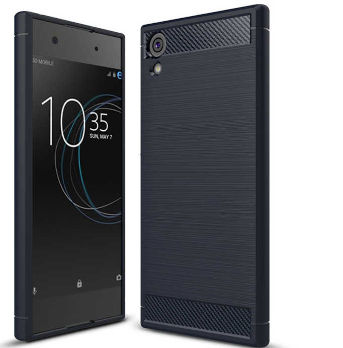 Sony Xperia XA1 Kılıf Zore Room Silikon Kapak - Lacivert