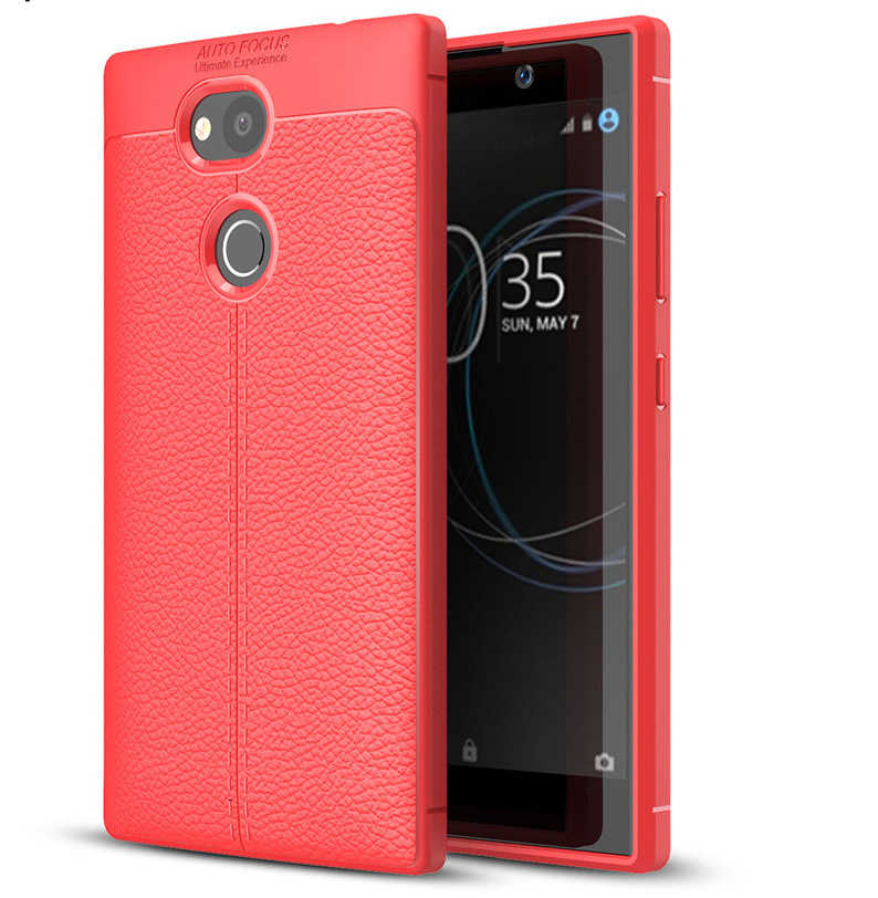 Sony Xperia XA2 Ultra Kılıf Zore Niss Silikon Kapak - Kırmızı