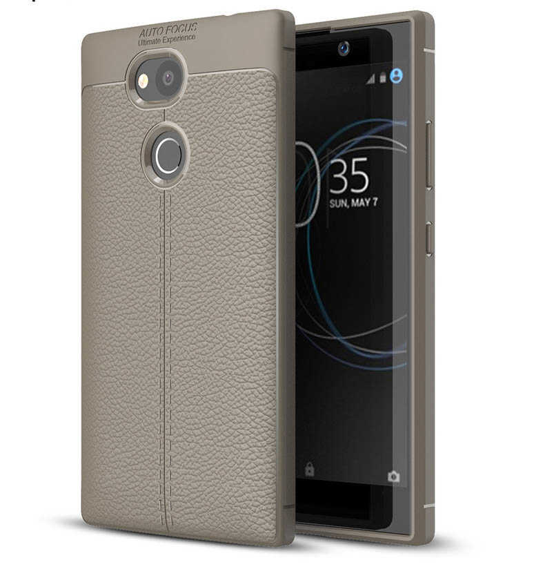 Sony Xperia XA2 Ultra Kılıf Zore Niss Silikon Kapak - Gri