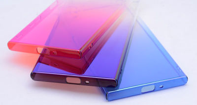 Sony Xperia XZ Kılıf Zore Renkli Transparan Kapak