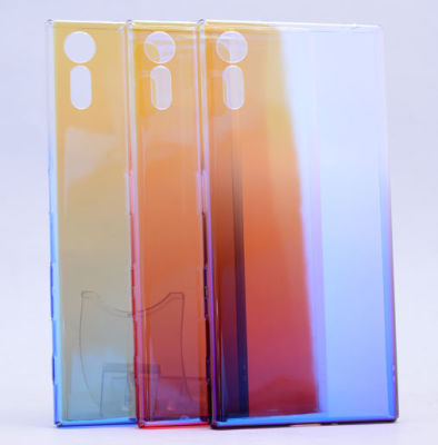 Sony Xperia XZ Kılıf Zore Renkli Transparan Kapak