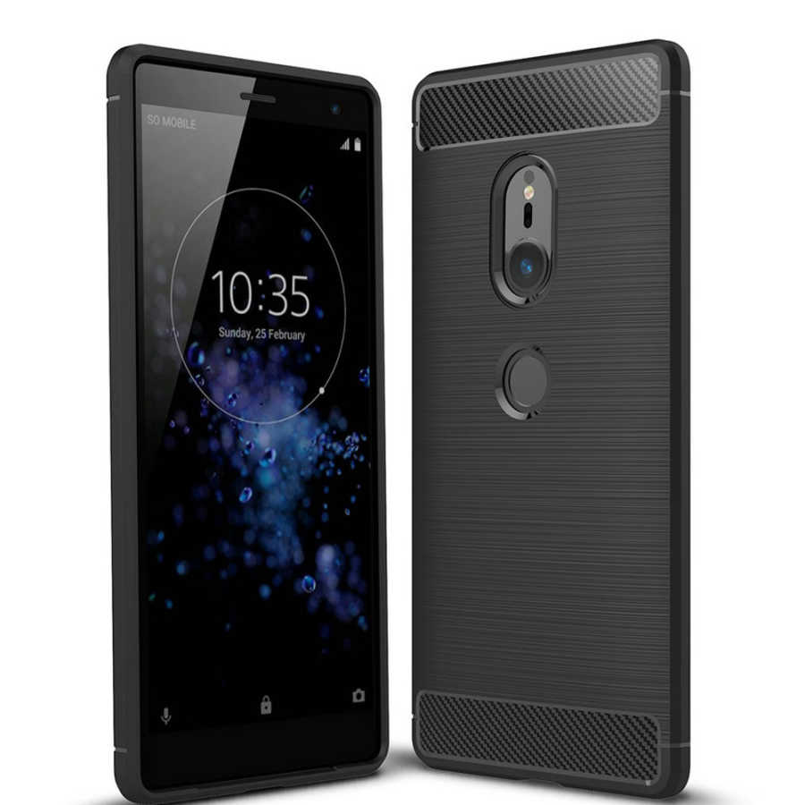 Sony Xperia XZ2 Kılıf Zore Room Silikon Kapak - Siyah