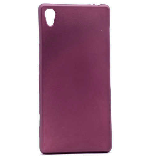 Sony Xperia Z2 Kılıf Zore Premier Silikon Kapak - Mürdüm