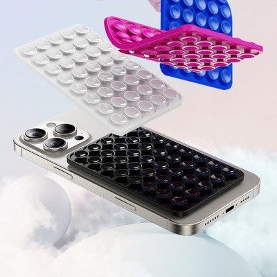 Kare Öpücüklü 01 Silicone Phone Holder - 6