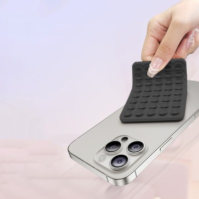 Kare Öpücüklü 01 Silicone Phone Holder - 5