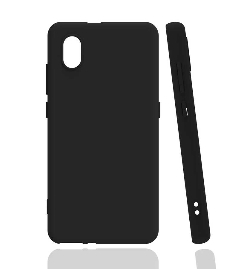 TCL L7 Kılıf Zore Biye Silikon - Siyah