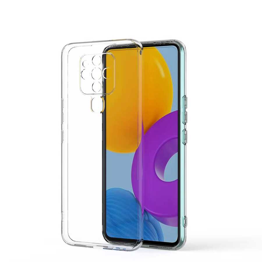 Tecno Camon 16 Kılıf Zore Kamera Korumalı Süper Silikon Kapak - Renksiz