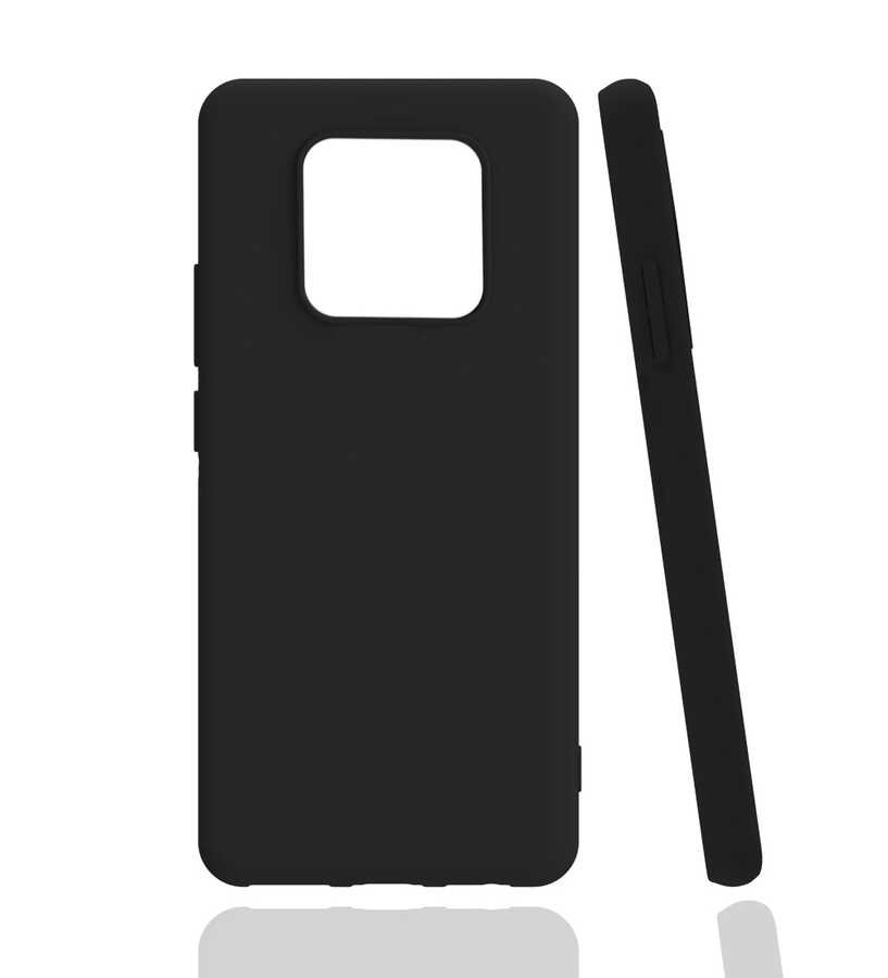 Tecno Camon 16 Premier Kılıf Zore Biye Silikon - Siyah