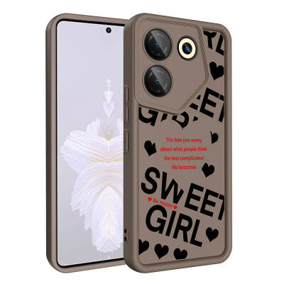 Tecno Camon 20 Pro 5G Case Camera Protected Printed Back Surface Zore Klas Cover - Zore