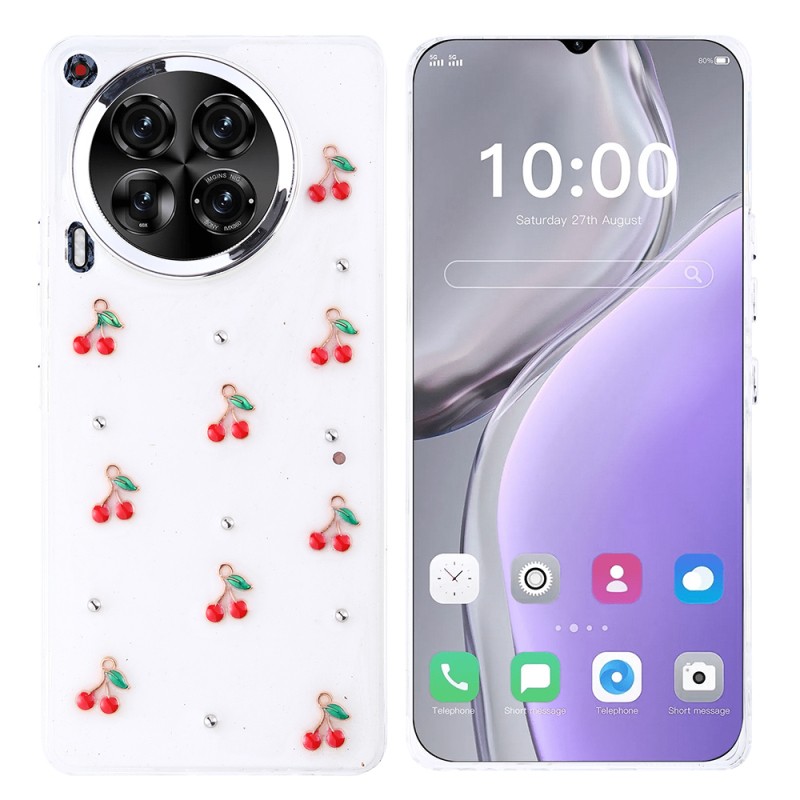 Tecno Camon 30 4G Case Airbag Design Glitter Transparent Zore Kutup Cover - 5