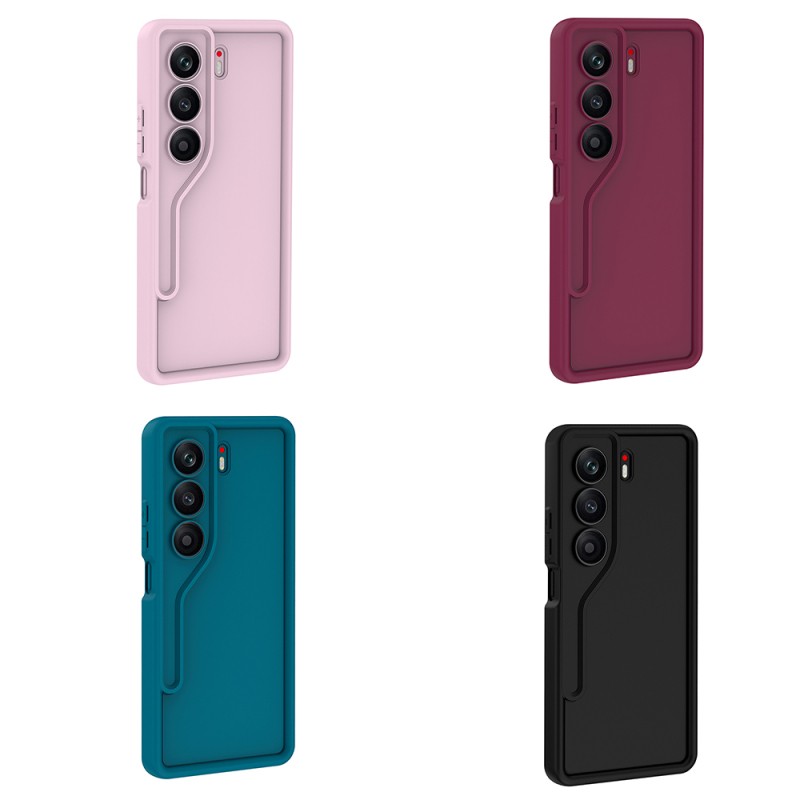 Tecno Camon 40 4G Kılıf Kamera Korumalı Zore Ananas Kapak - 14