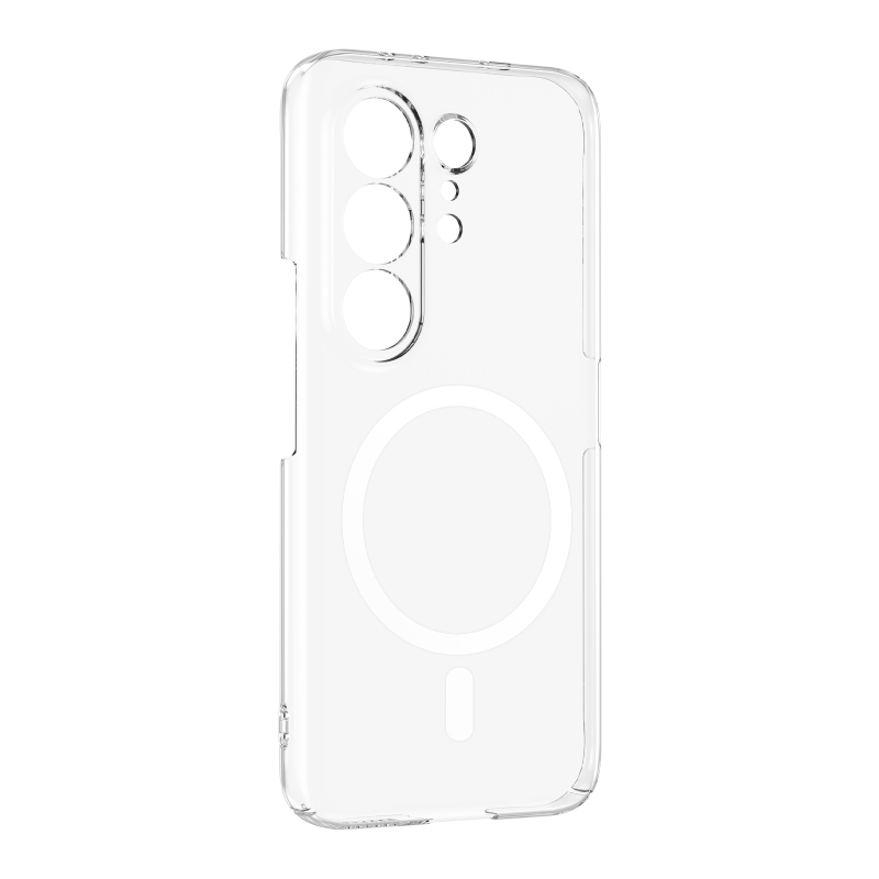 Tecno Camon 50 Ultra Case M-Safe Charging Feature Zore London Transparent Hard PC Camera Protection Cover - 2