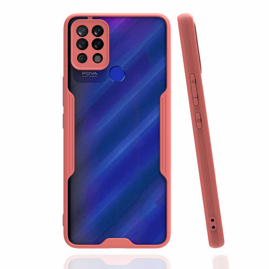 Tecno Pova Kılıf Zore Parfe Kapak - Pembe