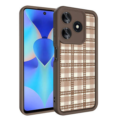 Tecno Spark 10 4G Case Camera Protection Printed Back Surface Zore Klas Cover - Zore