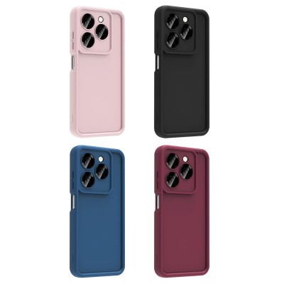 Tecno Spark 20 Case Camera Protection Zore Ananas Cover - 14