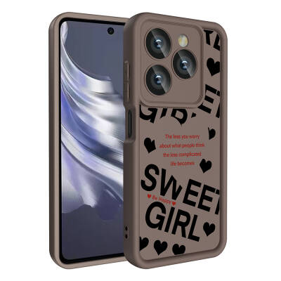 Tecno Spark 20 Kılıf Kamera Korumalı Baskılı Arka Yüzey Zore Klas Kapak - Zore