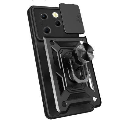 Tecno Spark 20 Pro 4G Case Magnetic Stand Camera Protector Zore Sliding Vega Cover - 7