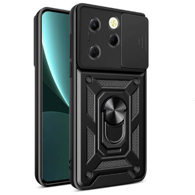 Tecno Spark 20 Pro 4G Case Magnetic Stand Camera Protector Zore Sliding Vega Cover - Zore