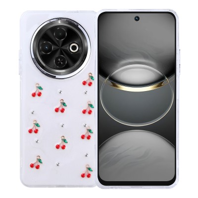 Tecno Spark 30C Case Airbag Design Glitter Transparent Zore Kutup Cover - 5