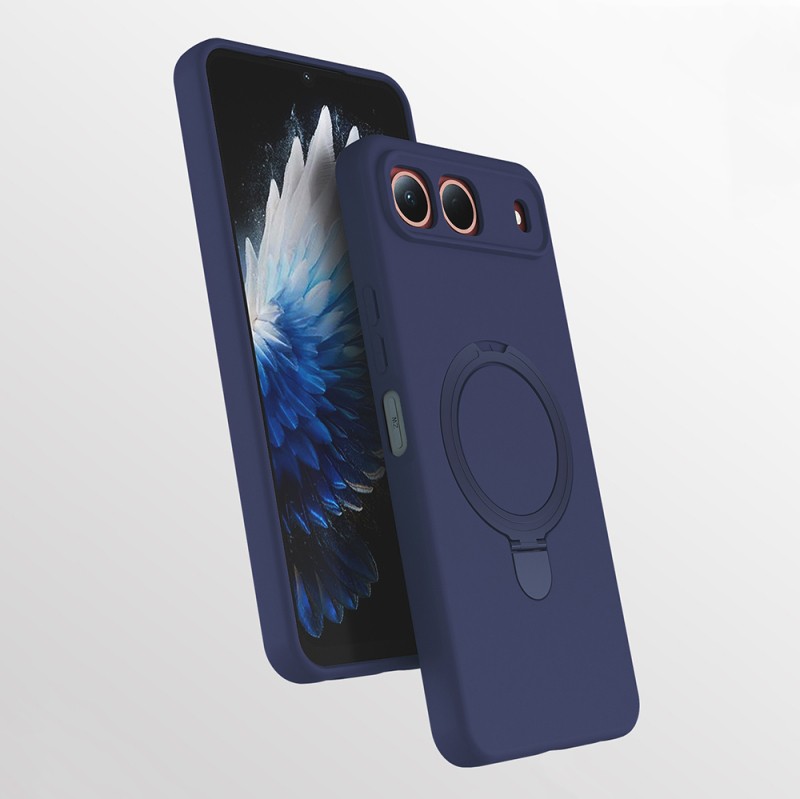 Tecno Spark 40 5G Case with M-safe Charging Stand and Zore Samara Cover - 5