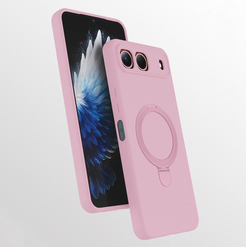 Tecno Spark 40 5G Kılıf M-safe Şarj Özellikli Standlı Zore Samara Kapak - 2