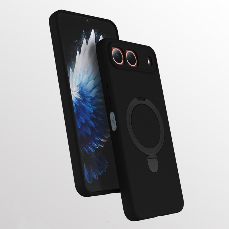 Tecno Spark 40 5G Kılıf M-safe Şarj Özellikli Standlı Zore Samara Kapak - 4